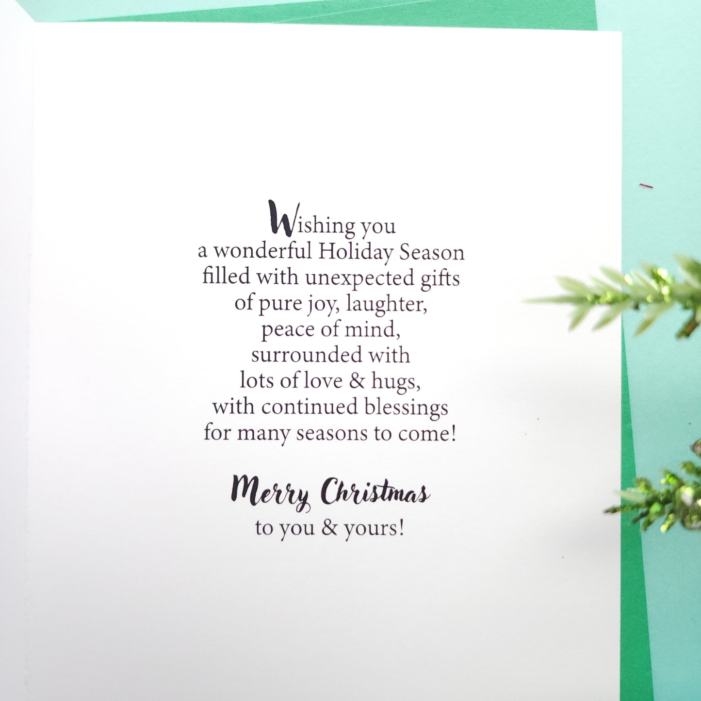 Words of Ornaments - Christmas Card