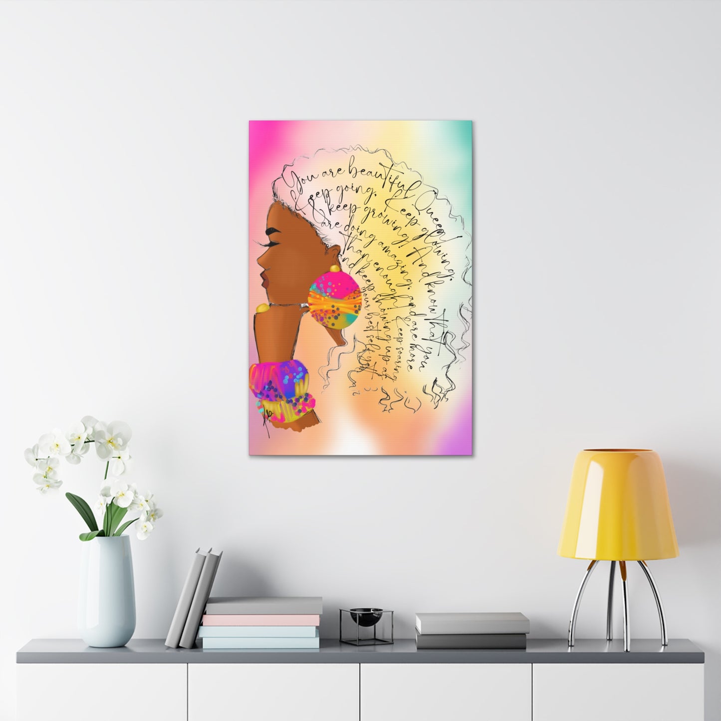You Are Beautiful, Queen! - Canvas Gallery Wraps