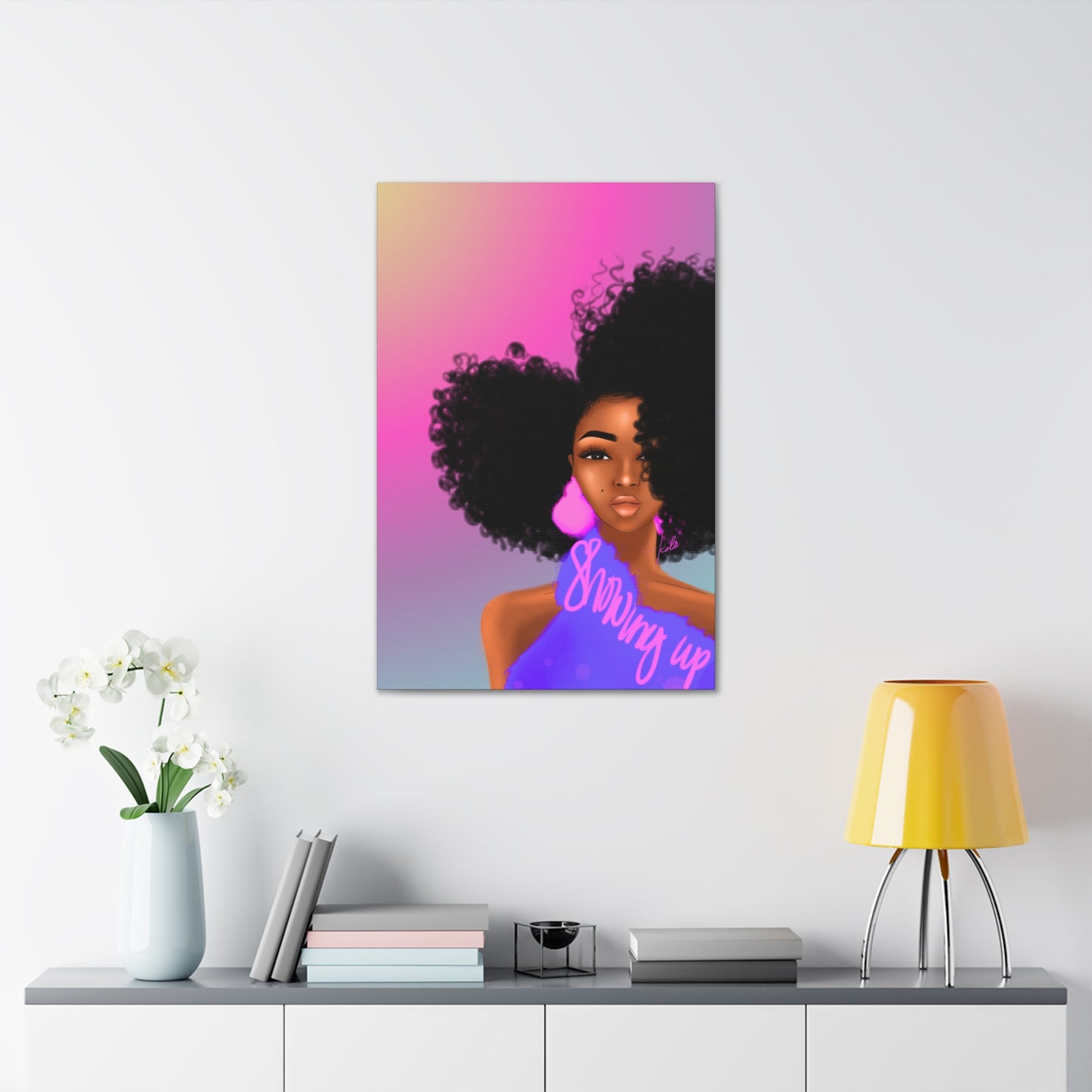 Showing Up - Canvas Gallery Wraps