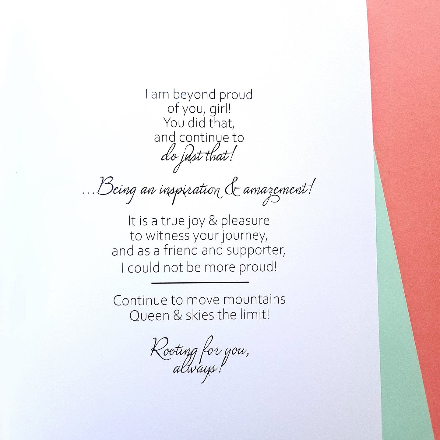 Walk & Own It - Empowerment Greeting Card