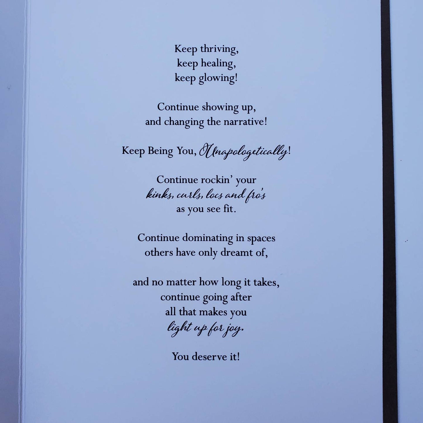 Black Girl Magic - Encouragement | Empowerment | Inspirational | Black Girl Greetings | African American Woman | Black Cards | Illustration