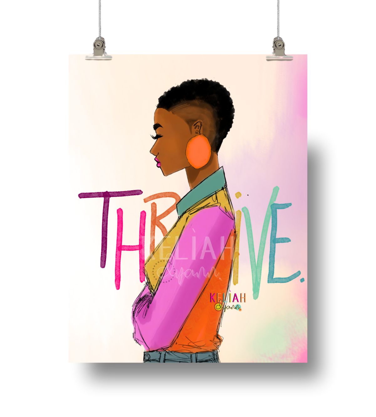 Thrive - Unframed 8.5x11 Art Print