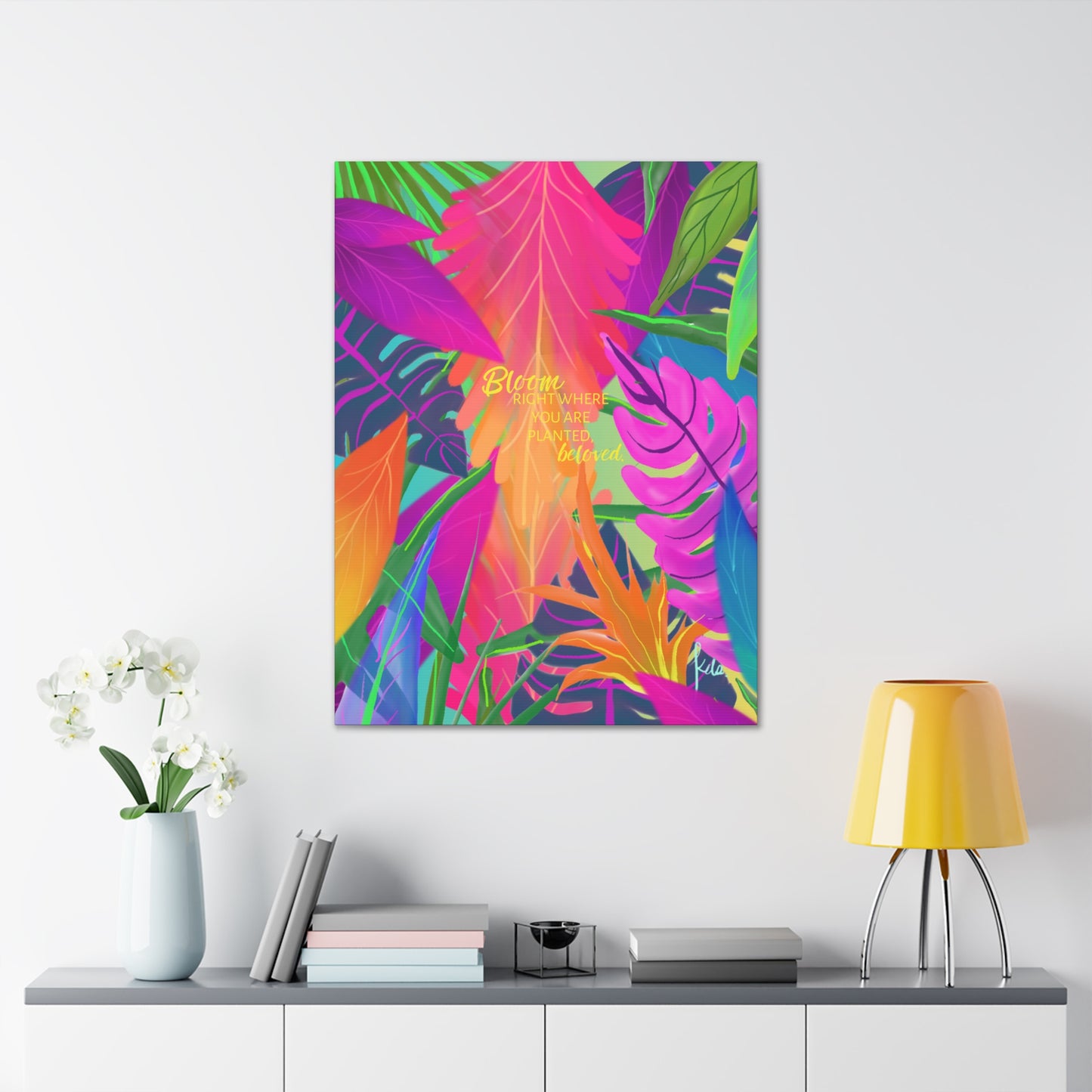 Bloom Right Where You Are Planted, Beloved - Canvas Gallery Wraps