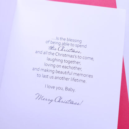 My Only Wish This Christmas - Christmas Card | Black Holiday Cards | Black Love