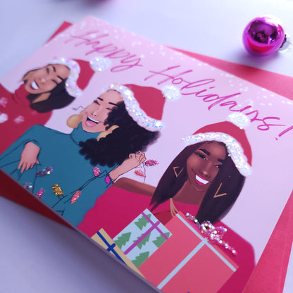 Happy Holidays - Girlfriend's Christmas Card