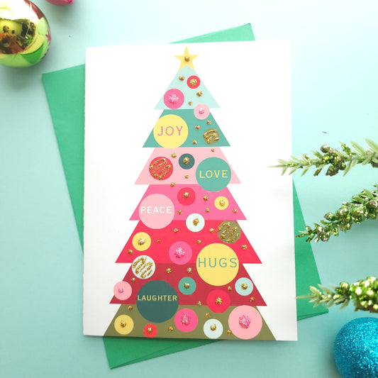 Words of Ornaments - Christmas Card