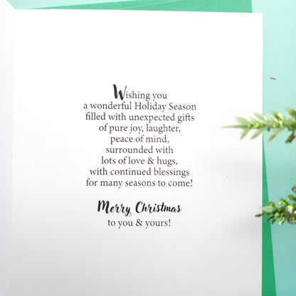 Words of Ornaments - Christmas Card