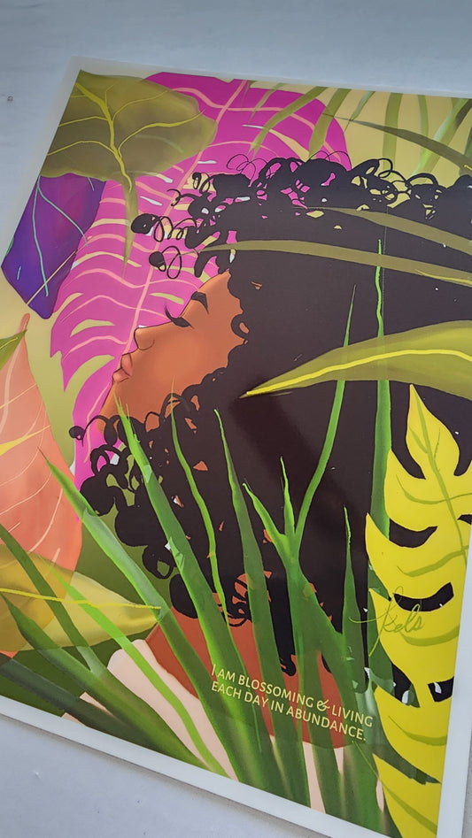 Blossoming Beautifully - 8.5x11 Print