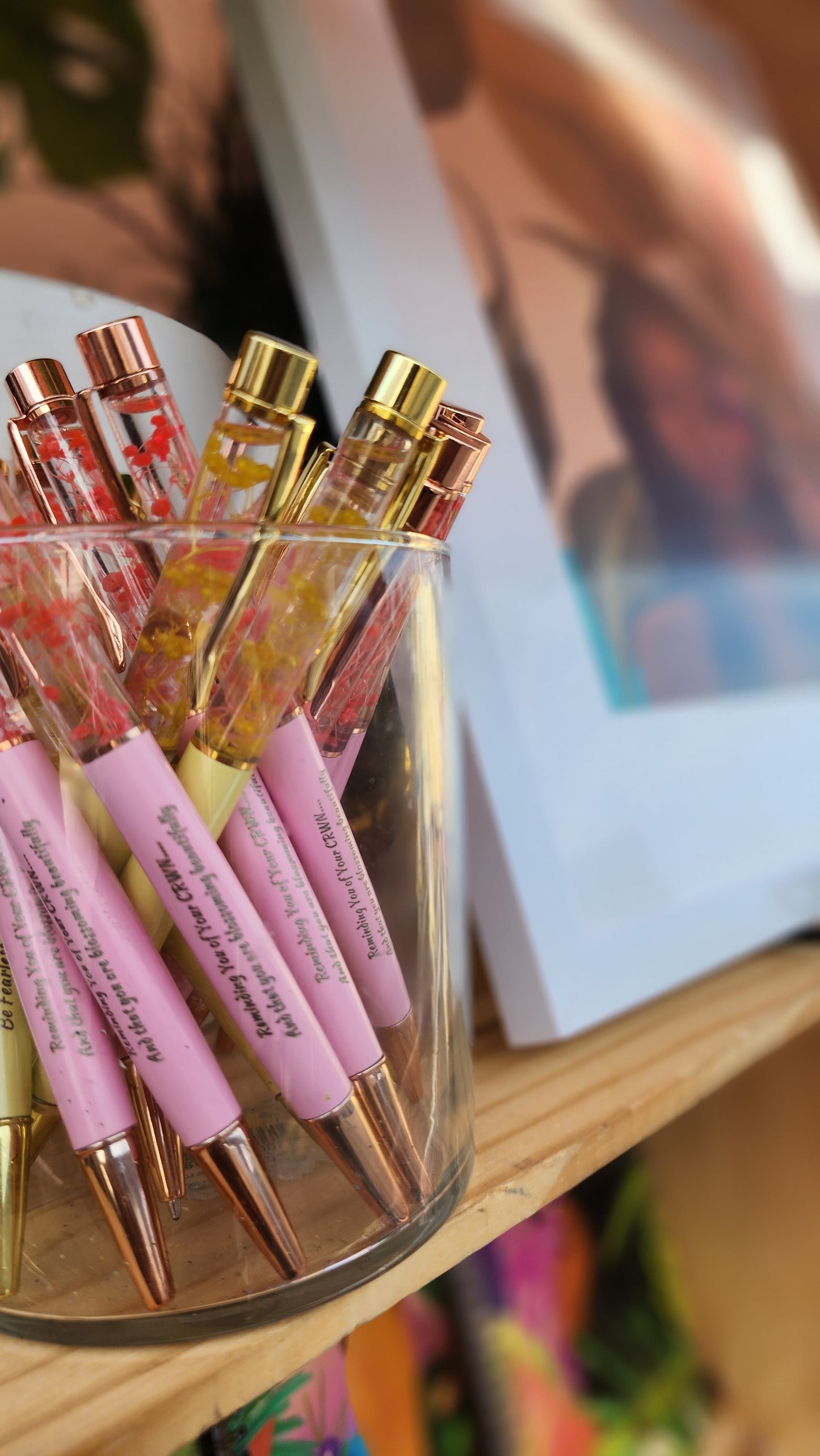 Floral Affirmational - Ink Pen