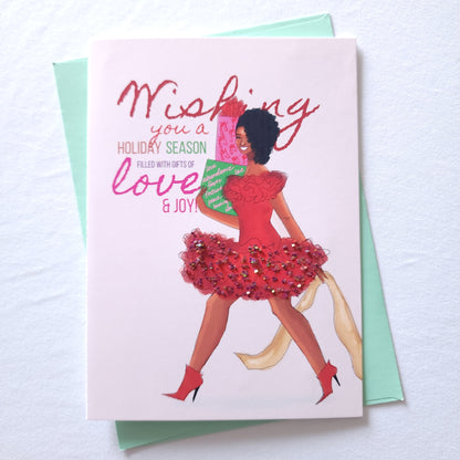 Wishing You Gifts of Love & Joy - Holiday Card