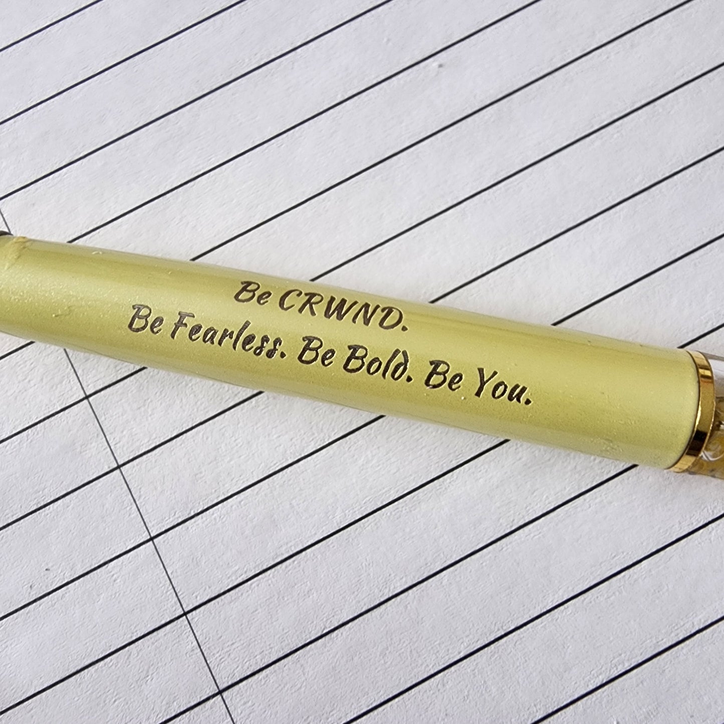 Floral Affirmational - Ink Pen