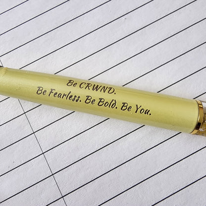 Floral Affirmational - Ink Pen