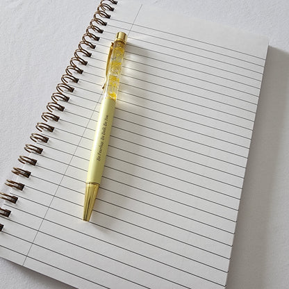 Floral Affirmational - Ink Pen