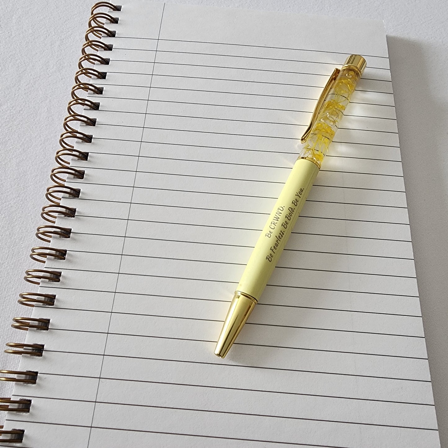 Floral Affirmational - Ink Pen