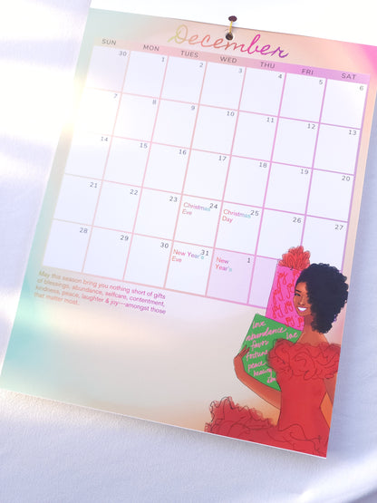 Blossoming Oh So Beautifully - Wall Calendar w/Free Shipping