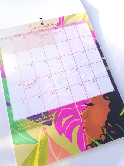 Blossoming Oh So Beautifully - Wall Calendar w/Free Shipping