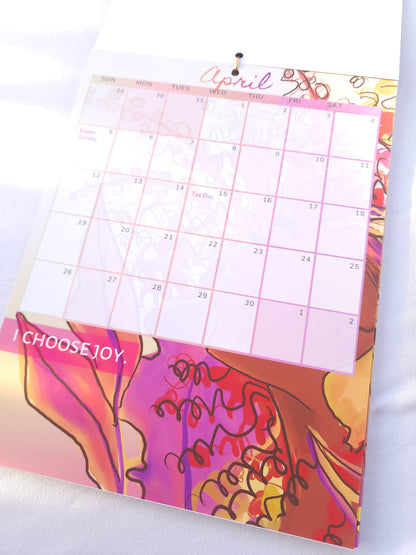 Blossoming Oh So Beautifully - Wall Calendar w/Free Shipping