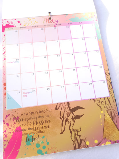 Blossoming Oh So Beautifully - Wall Calendar w/Free Shipping