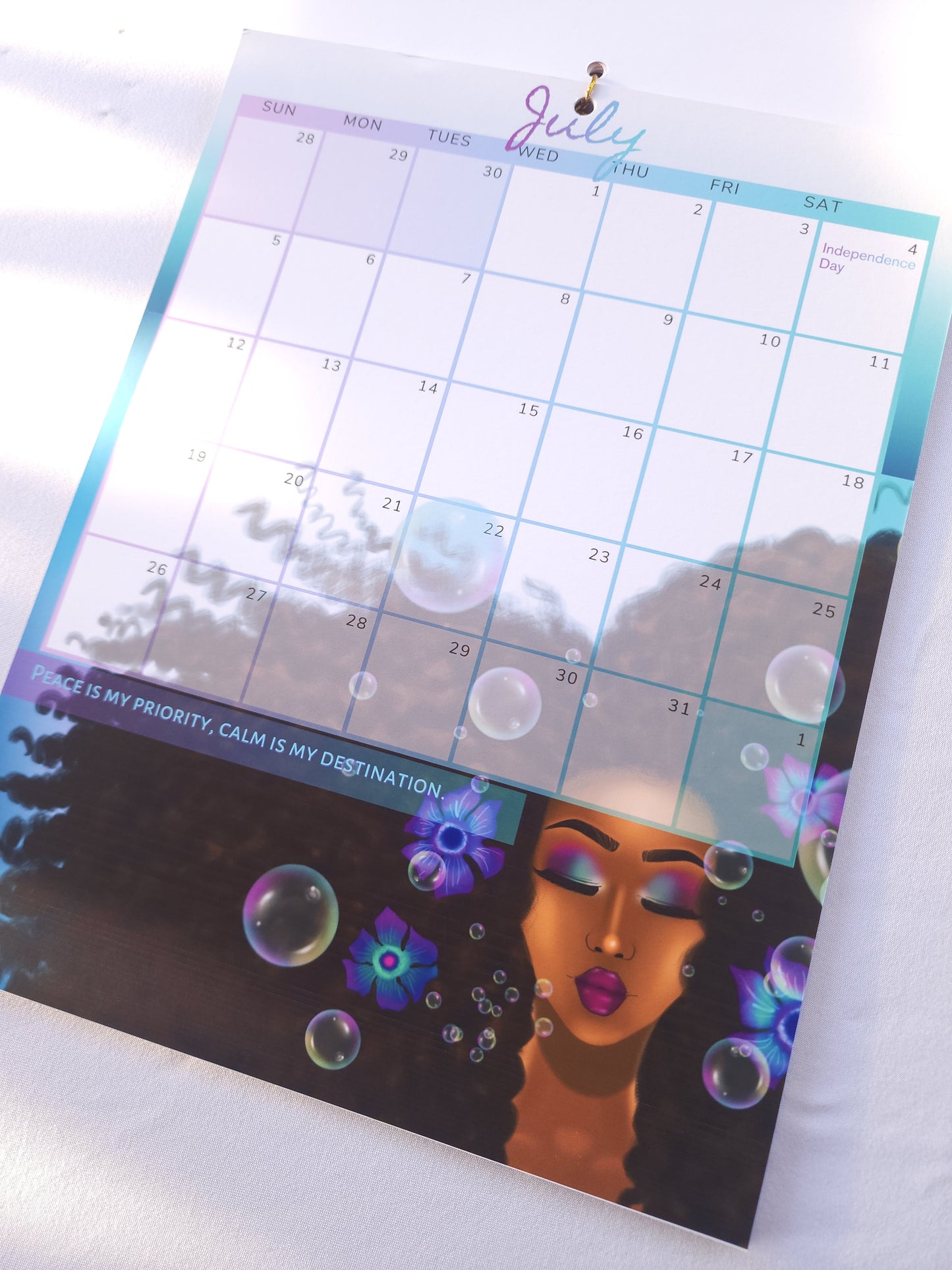 Blossoming Oh So Beautifully - Wall Calendar w/Free Shipping