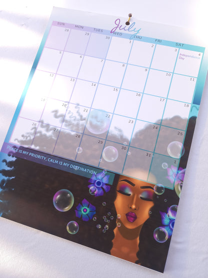 Blossoming Oh So Beautifully - Wall Calendar w/Free Shipping