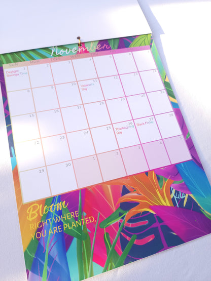 Blossoming Oh So Beautifully - Wall Calendar w/Free Shipping