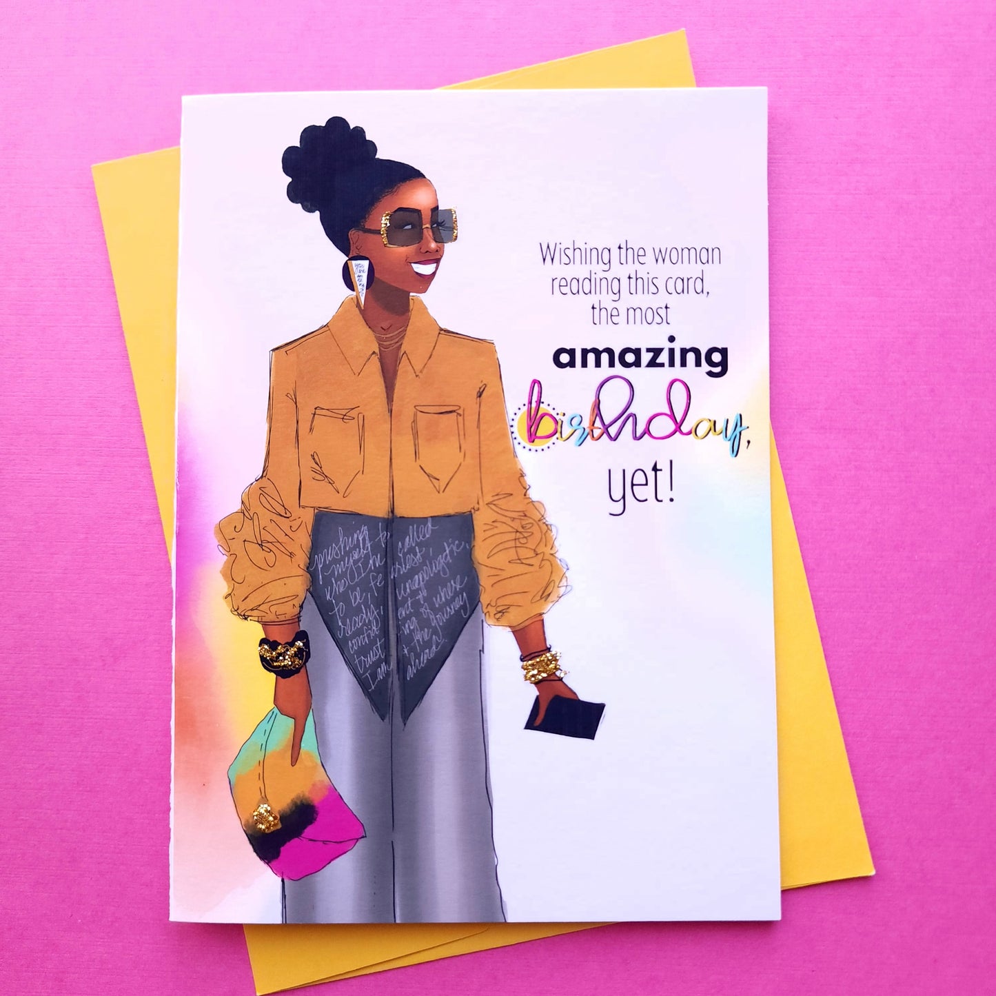 Happy Birthday/She's Ready! - 5x7 Card