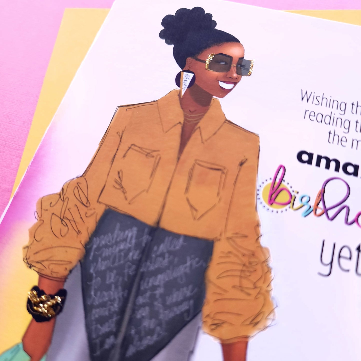 Happy Birthday/She's Ready! - 5x7 Card