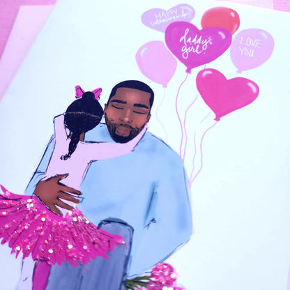 Happy Valentine's Day Princess! - Daddy to Daughter Card