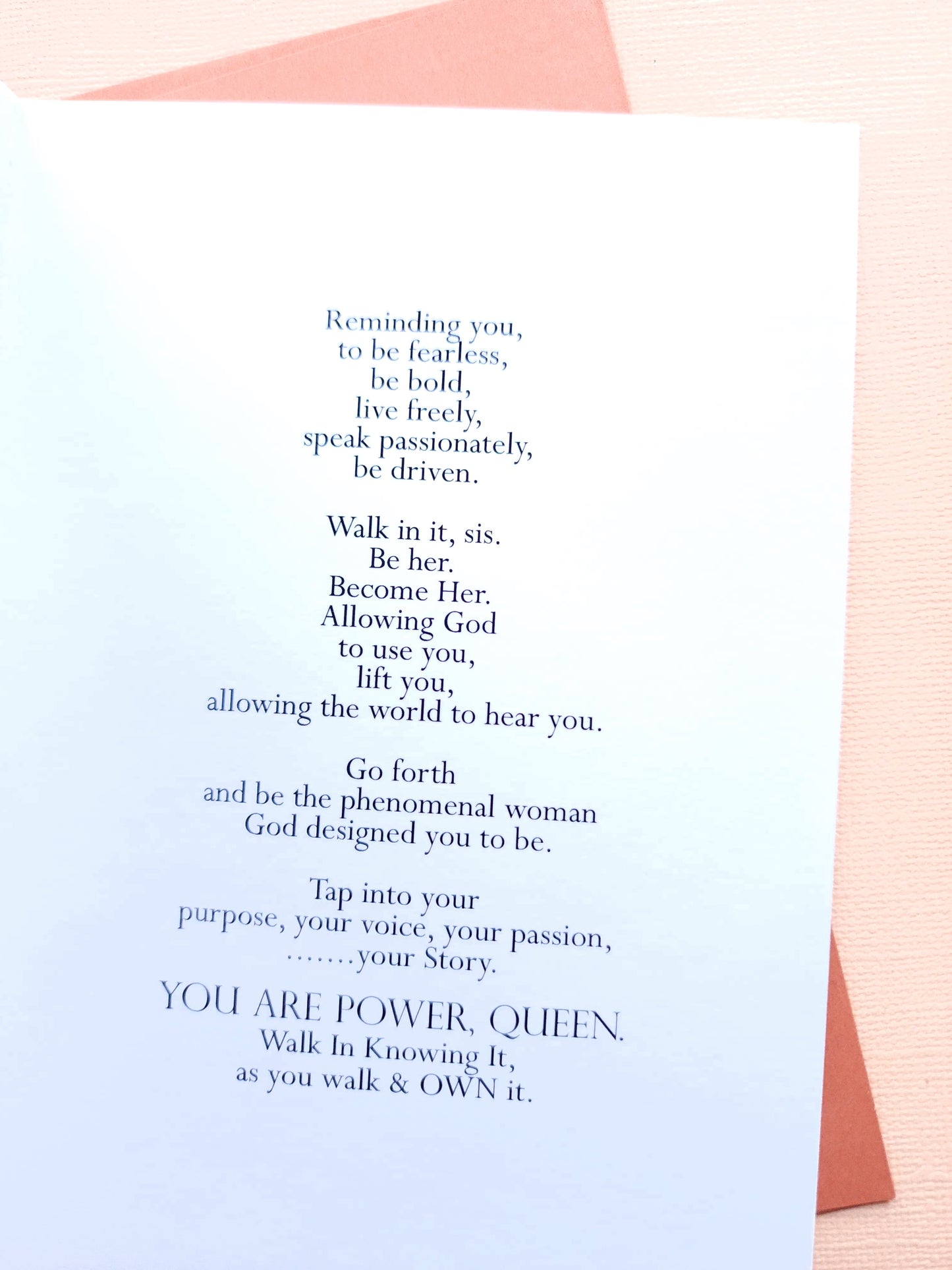 Reminding You, Queen - Empowerment/Lifting/Queen/ Card
