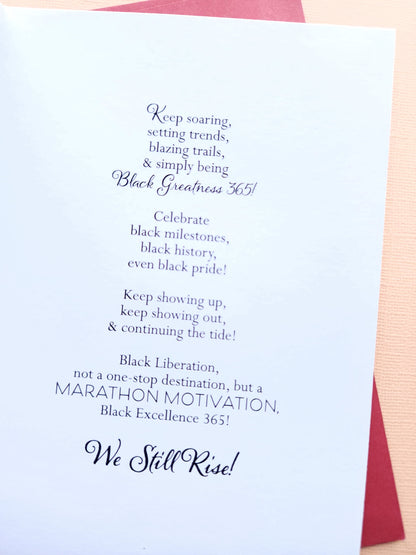 Celebrating Us 365! - 5x7 Greeting Card