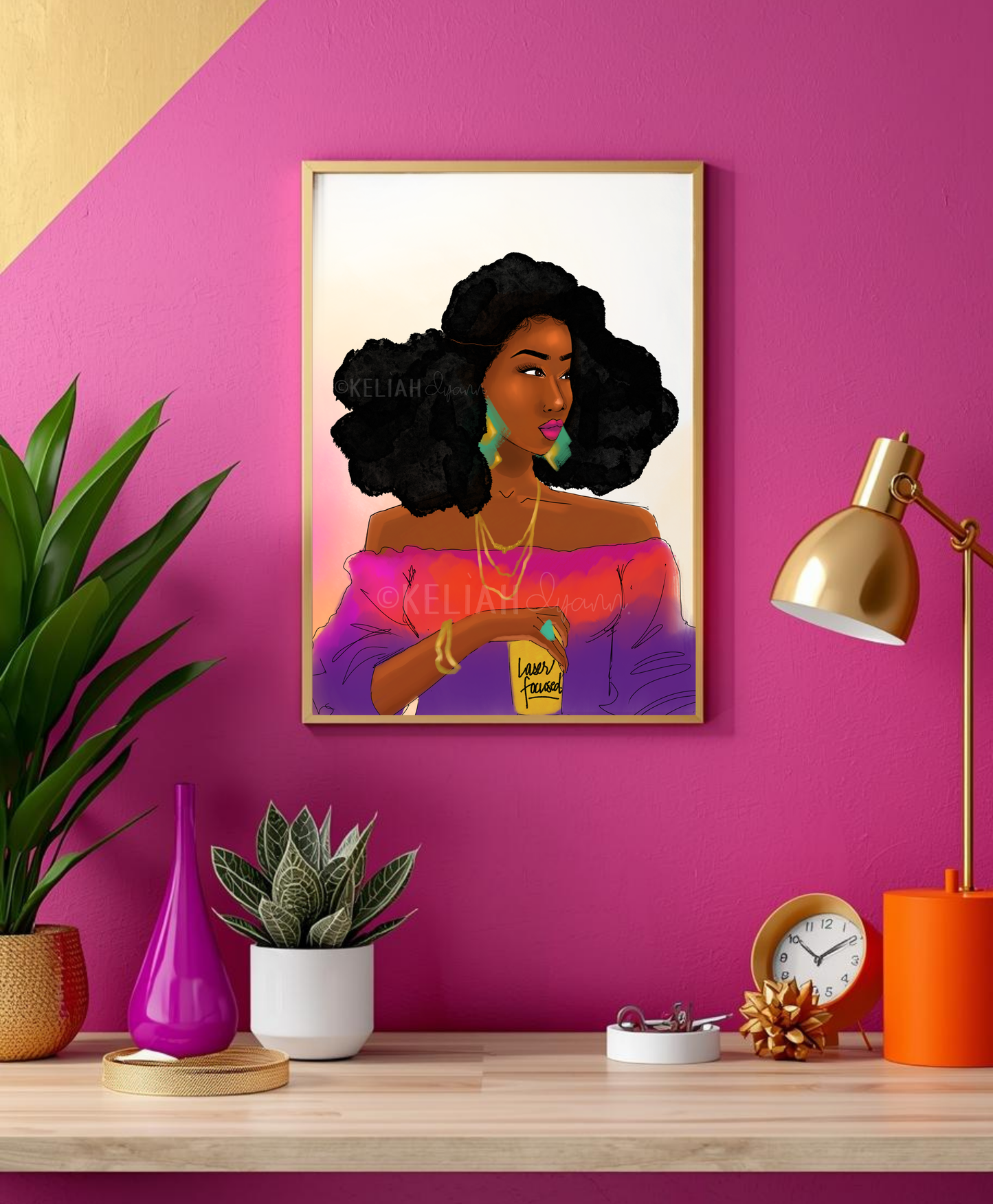 Laser Focused - 8.5x11 Unframed Print