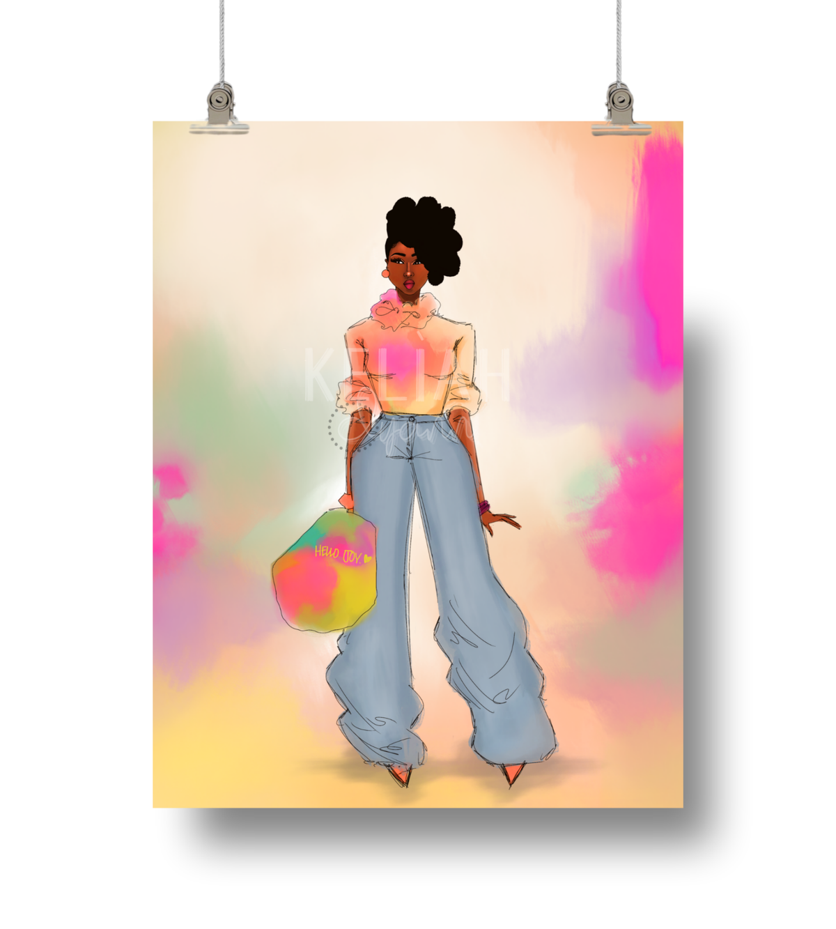 Hello Joy - 8.5x11 Unframed Art Print