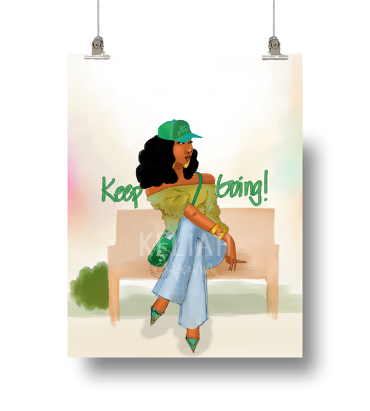 Keep Going - Unframed 8.5x11 Print