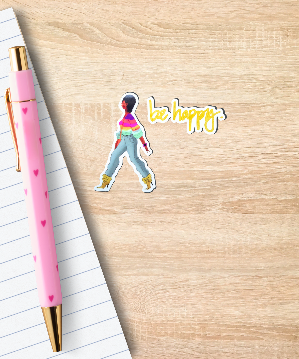 Be Happy- Sticker Set