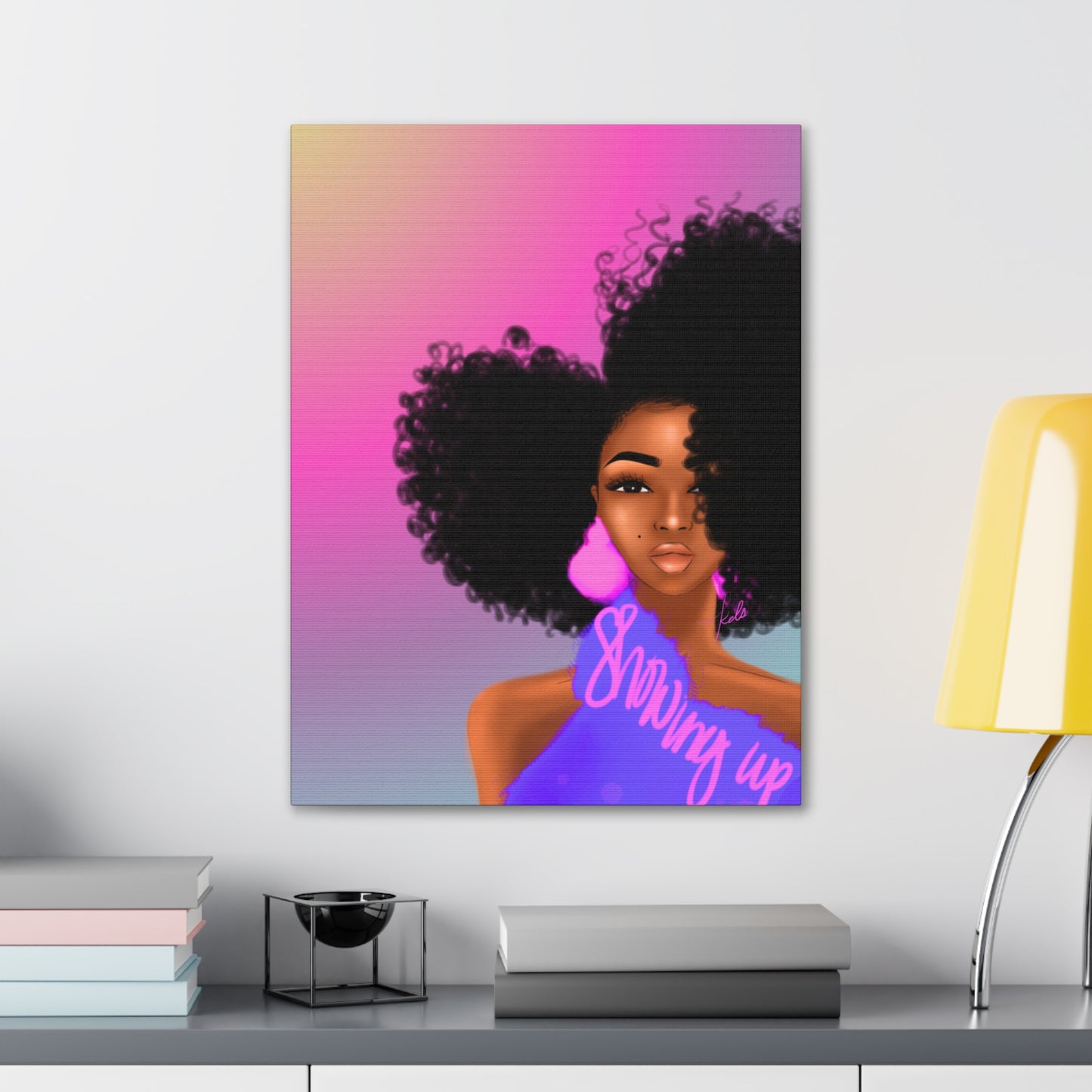 Showing Up - Canvas Gallery Wraps