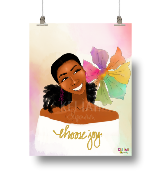 Choose Joy - 8.5x11 Unframed Art Print