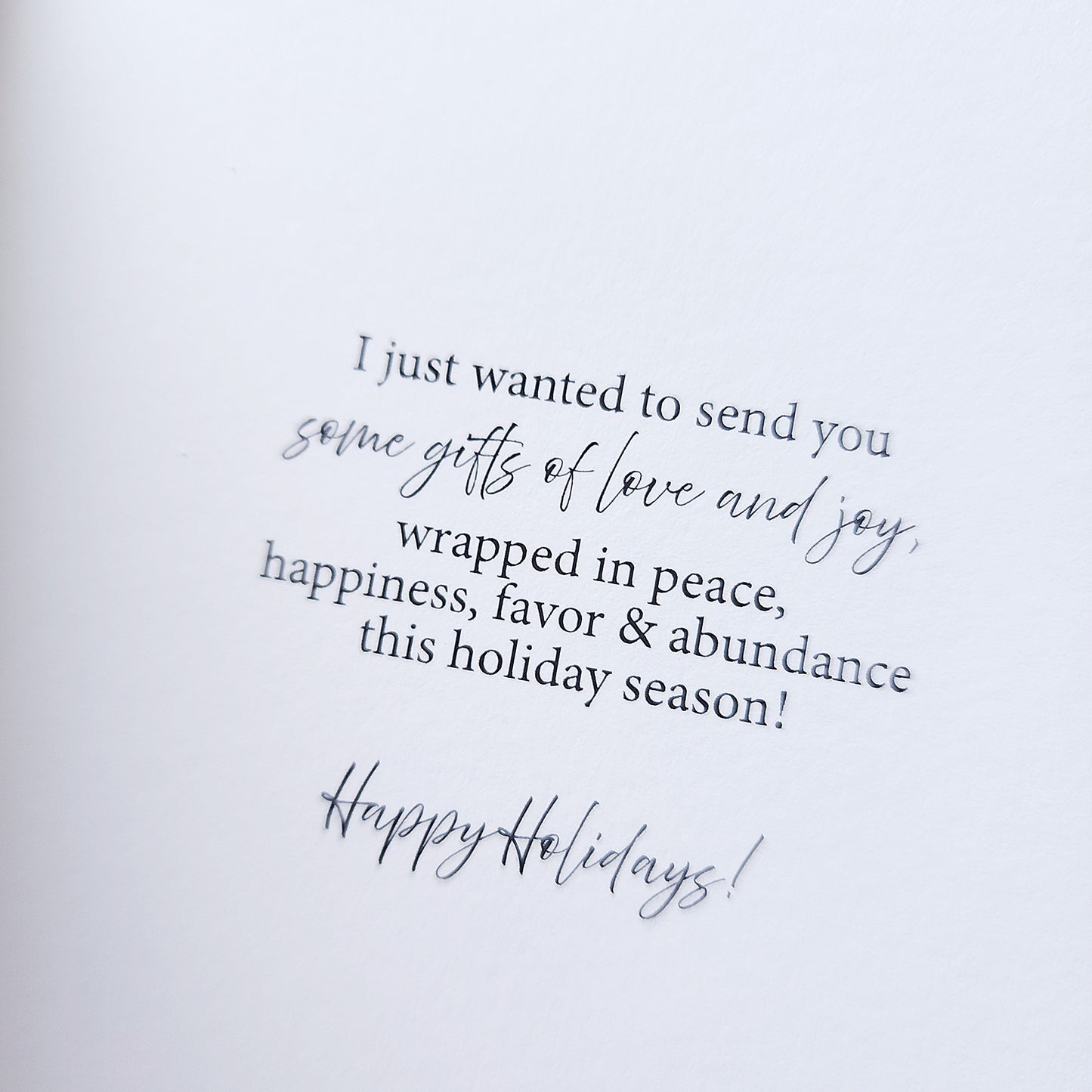 Wishing You a Joyful Christmas! - Holiday Card