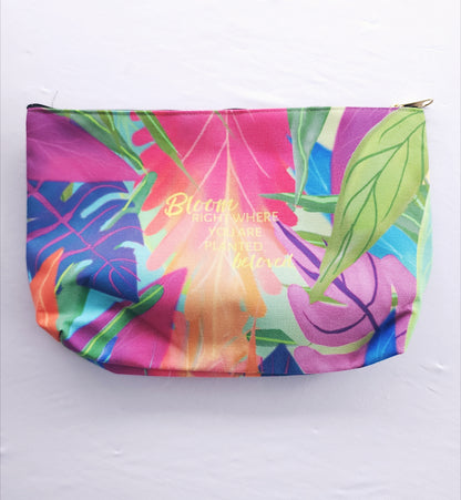 Blossoming Where You Are Planted - Accessory Pouch
