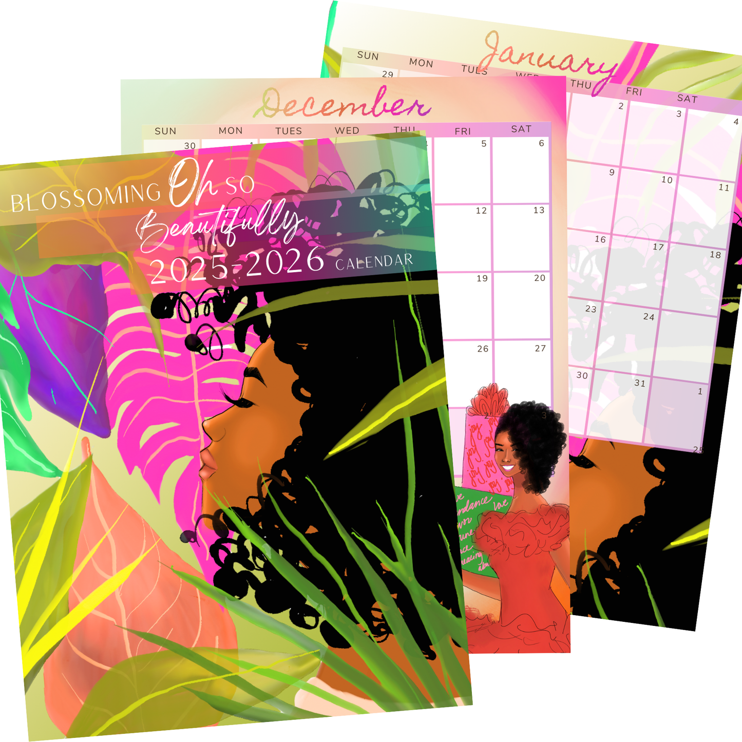 Blossoming Oh So Beautifully - Wall Calendar w/Free Shipping