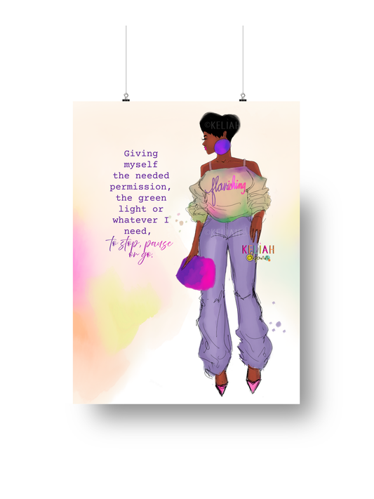 Flourishing - 8.5x11 Unframed Print