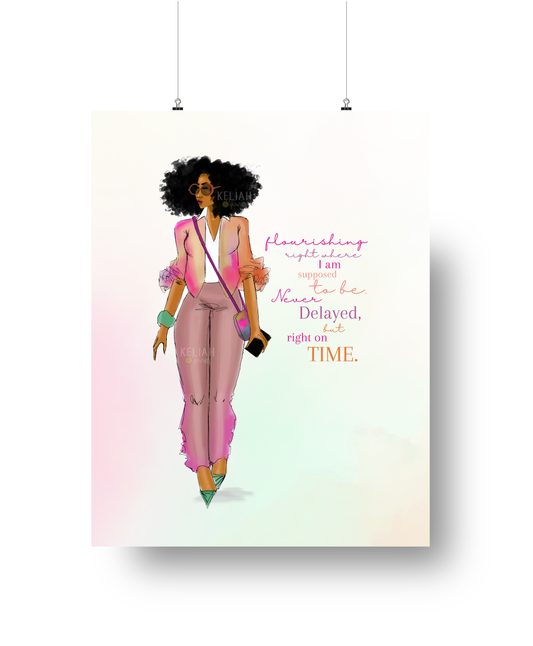 Flourishing - Unframed 8.5x11 Print