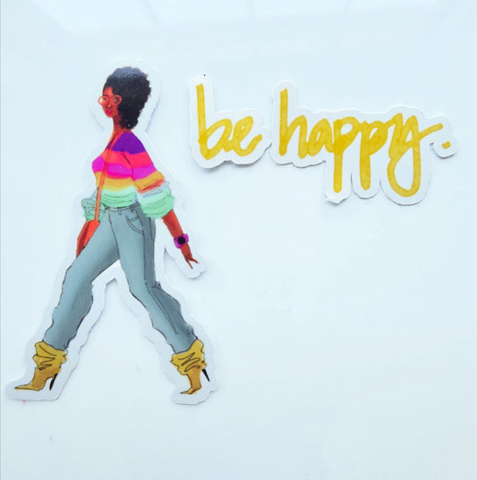 Be Happy- Sticker Set
