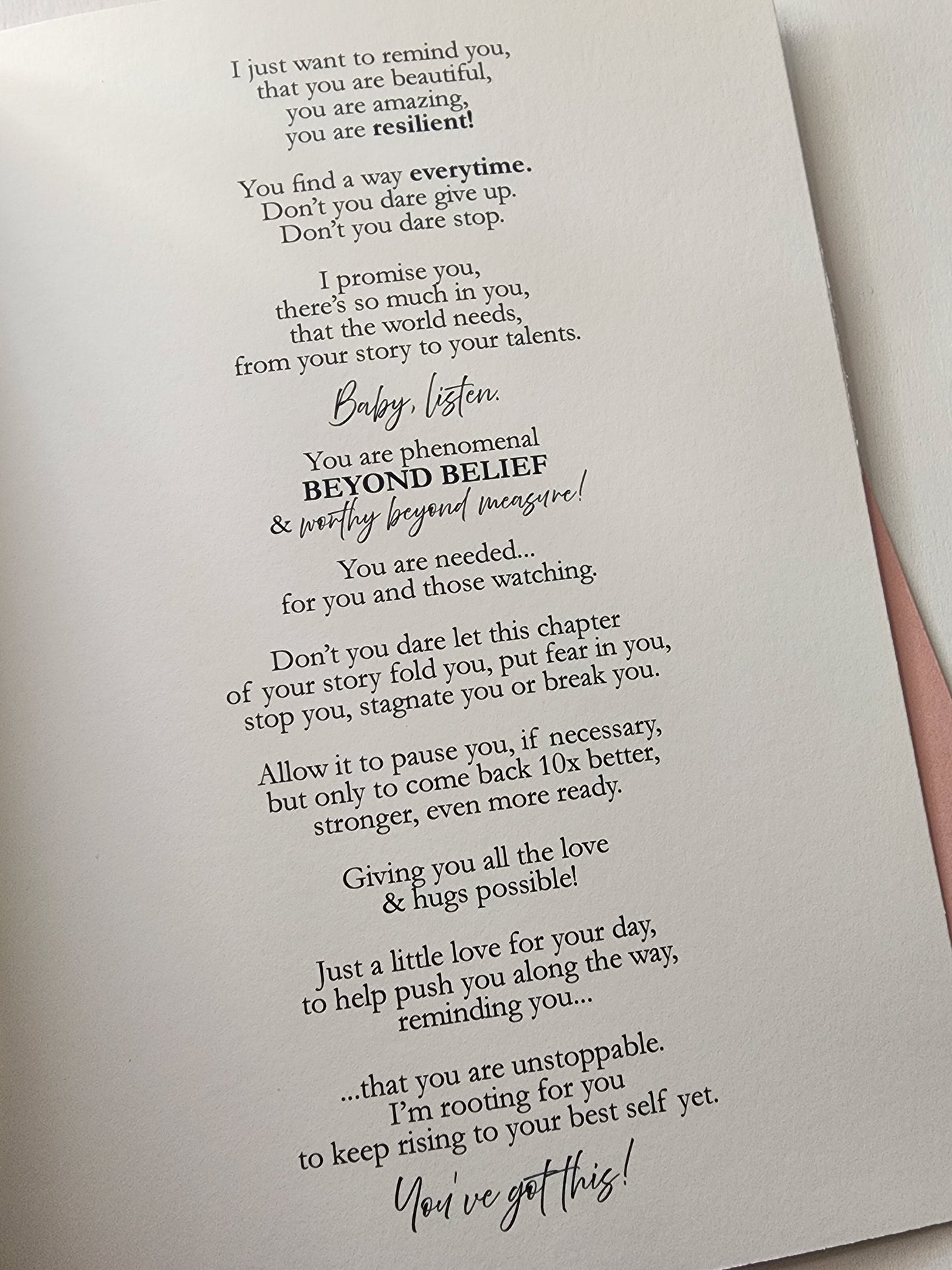 New!-You Are More Than Enough - Uplifting Card