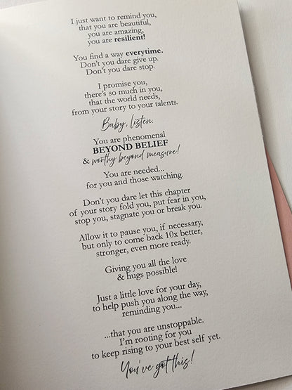 New!-You Are More Than Enough - Uplifting Card