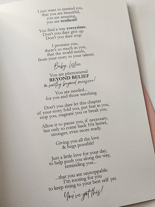 New!-You Are More Than Enough - Uplifting Card