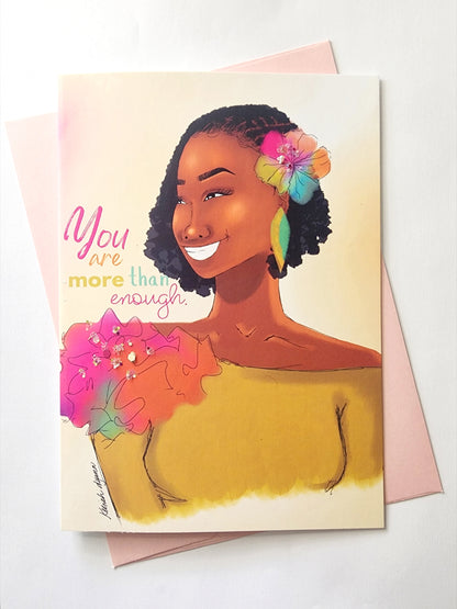 New!-You Are More Than Enough - Uplifting Card