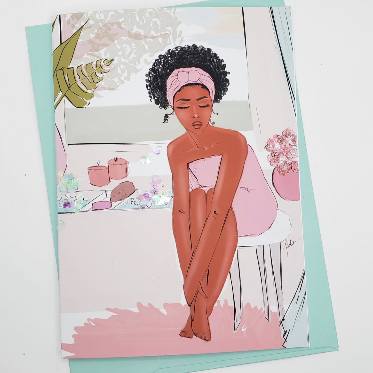 Recognizing a Hard Working Mother/Boss -  5x7 Selfcare Encouraging Mother's Day Card