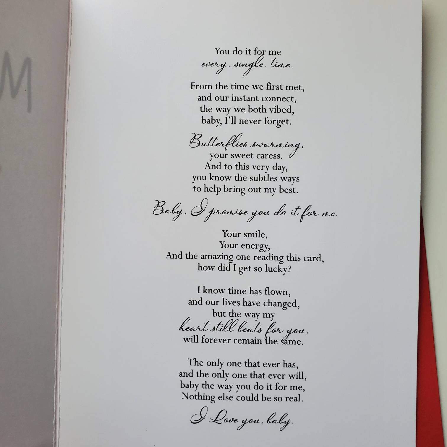 You Do It For Me, My Love