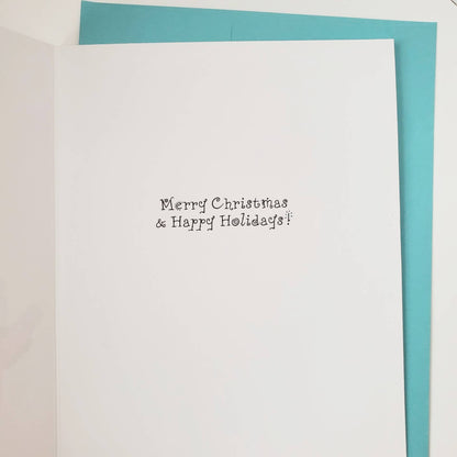 Kid Happy Holidays - Greeting Card | Black Kid Greetings | Black Girl Greetings | Black Children | Black Holiday | Christmas | Kids Cards